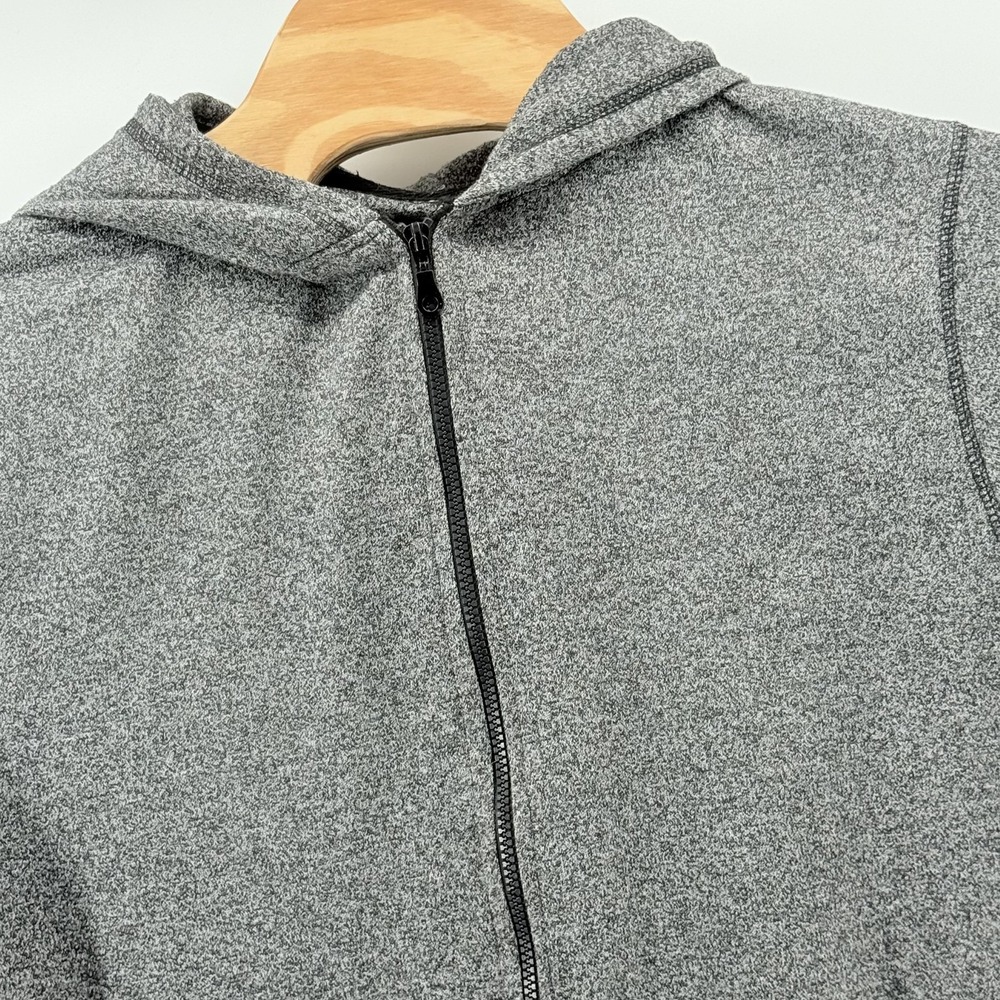 Phat Farm Hoodie Mens Large Gray Full Zip‎ Hooded Sweatshirt Athletic Casual